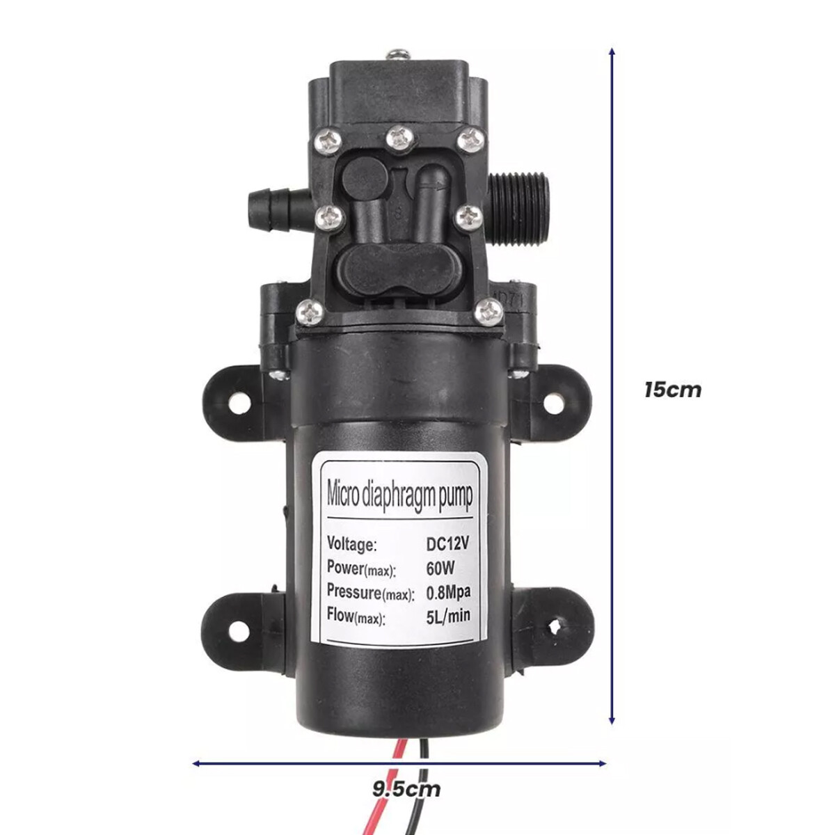 USA 12V Motor Oil Fuel Fluid Extractor Electric Siphon Transfer Change Pump 60W
