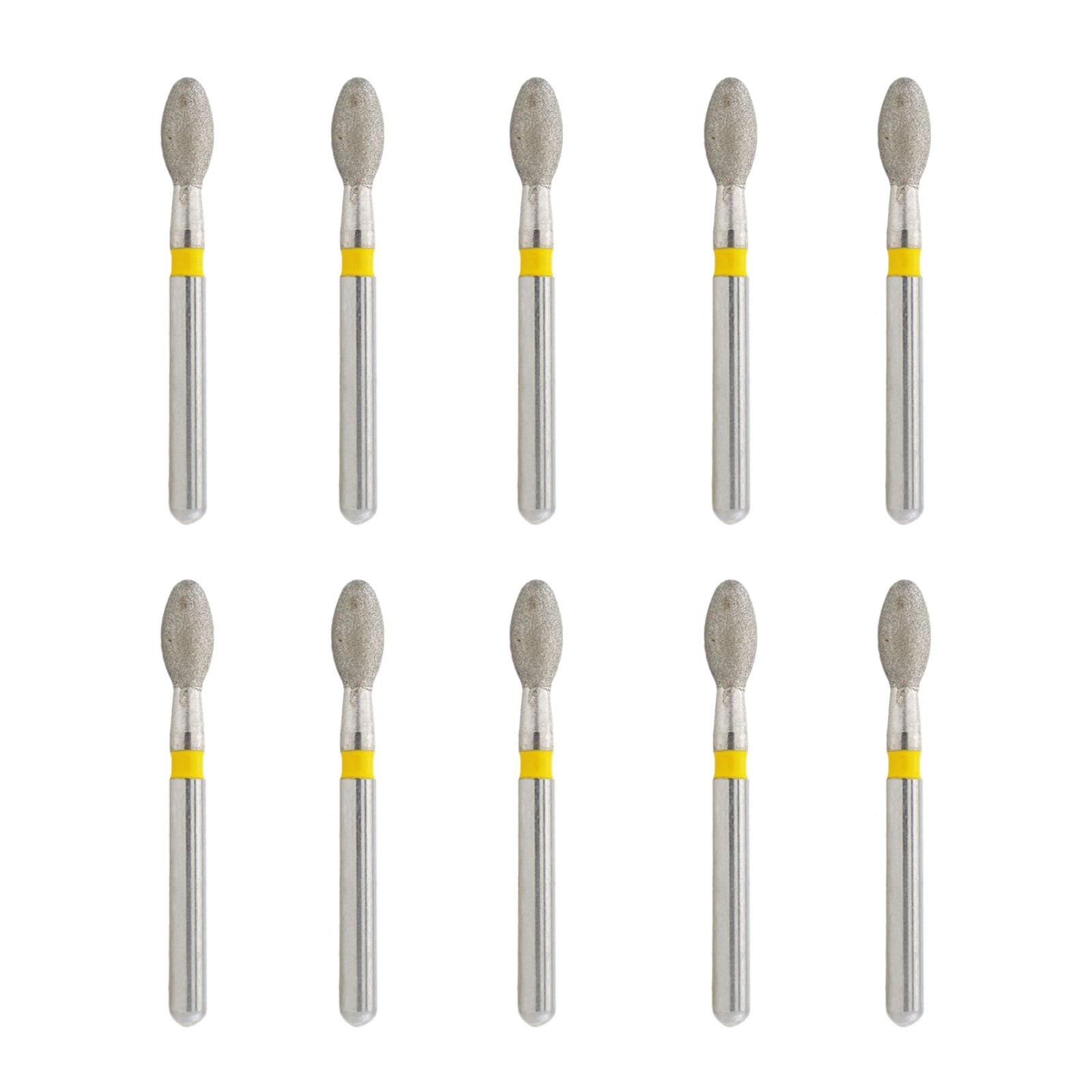 Dental Diamond Bur FG Football Diamond 379/023XF Egg Shape Extra Fine High Speed