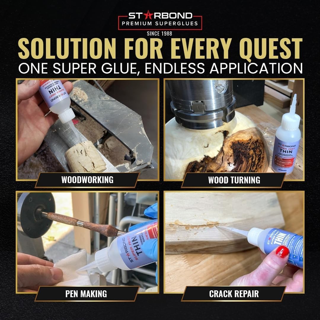 Starbond 2 oz. Super Fast Thin – Super Glue (Premium Cyanoacrylate CA Glue)
