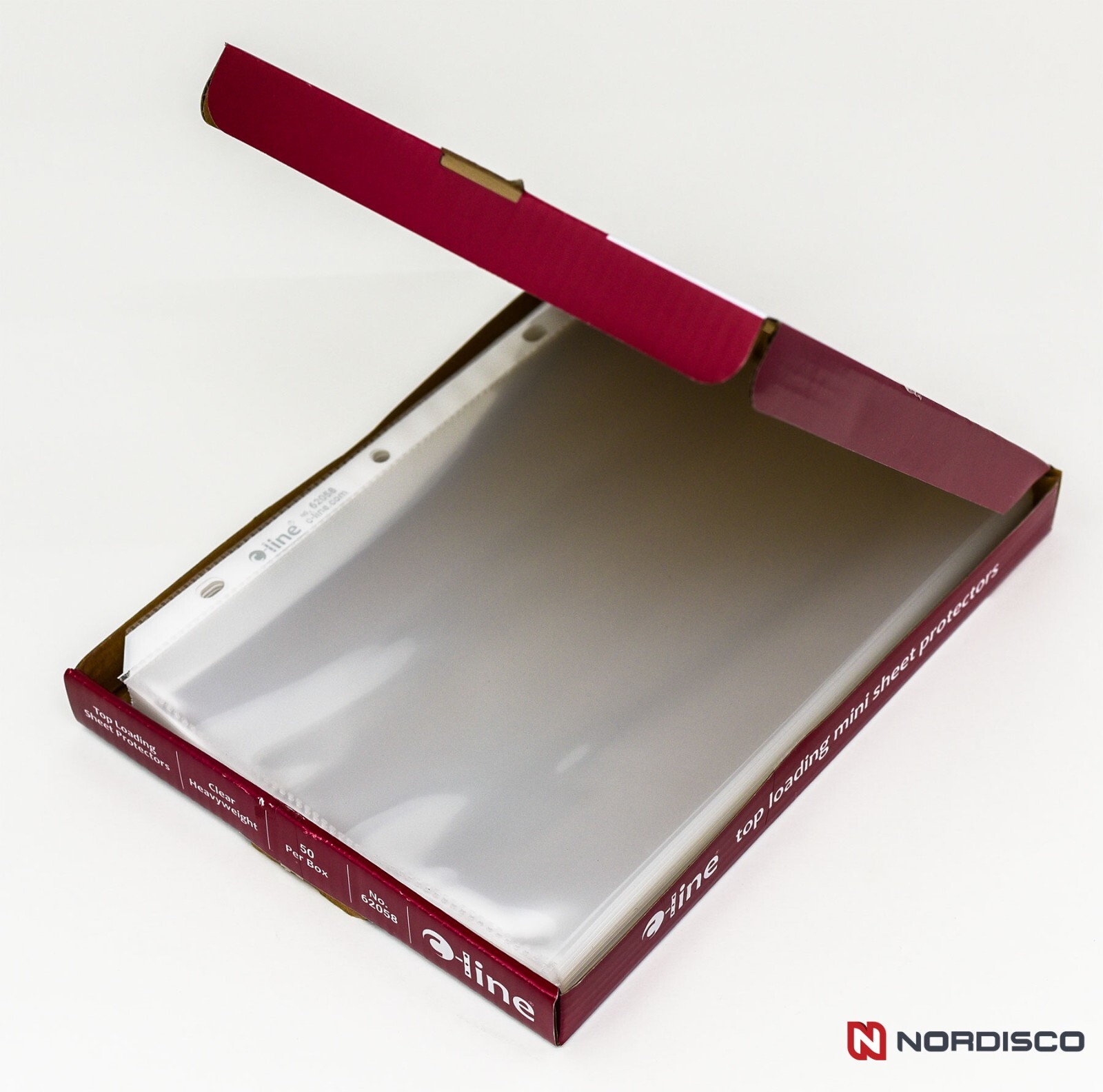 C-Line 62058 Top Loading Sheet Protectors Heavy Weight 5-1/2 x 8-1/2″ Box of 50