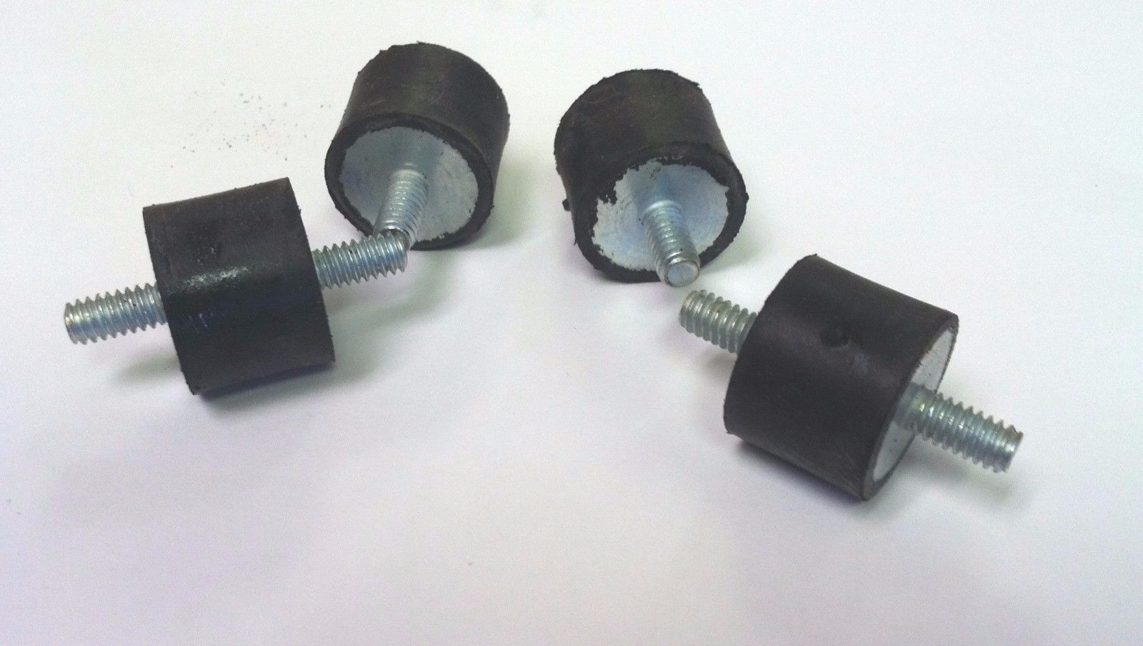 4 Rubber Vibration Isolator Mount 1/4-20 1″ x 3/4″ SOFT MADE IN THE USA!