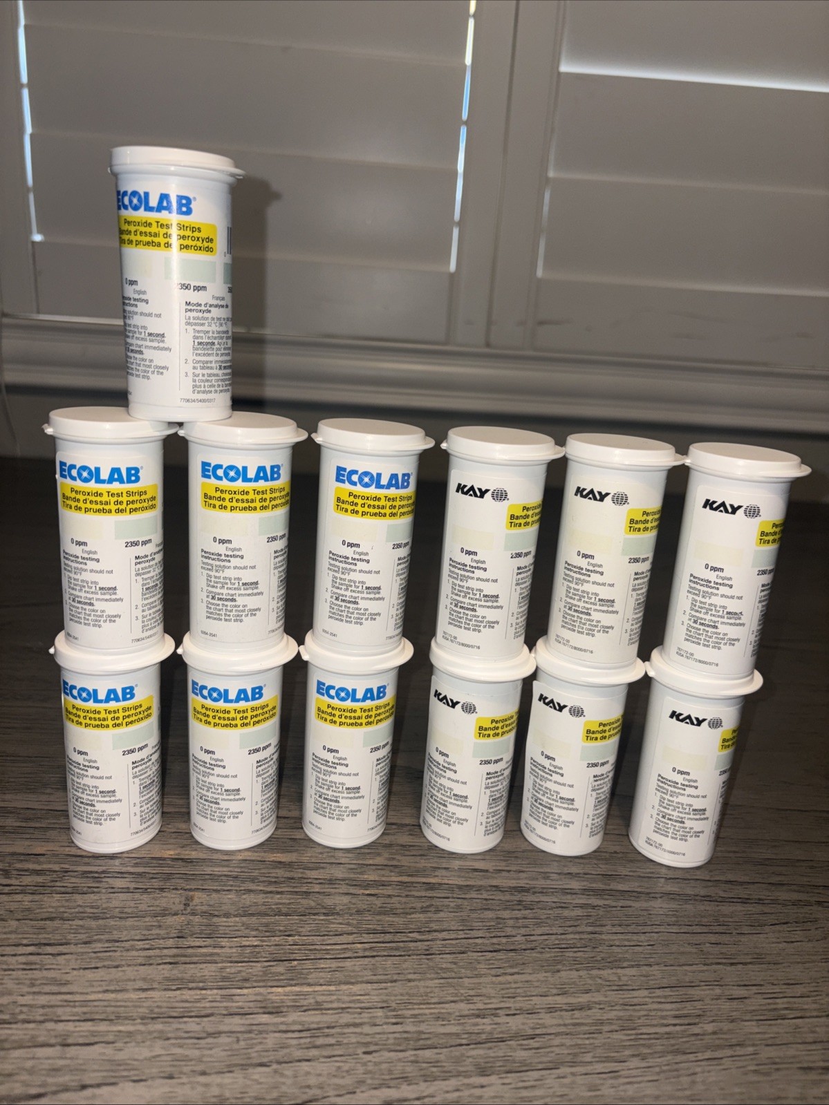 Ecolab Peroxide Test Strips 9264-2541 Kay 767172-00 New