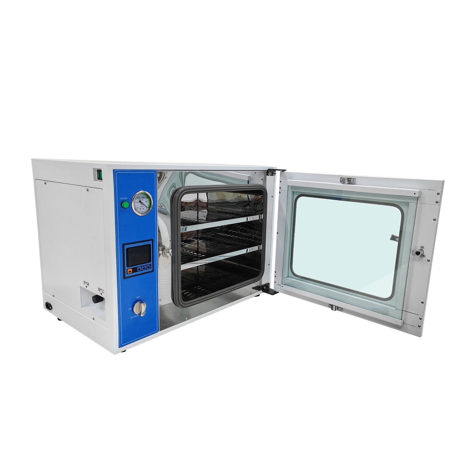 2-layer 1.9Cu ft Vacuum Drying Oven Intelligent Temperature Control for Lab 110V