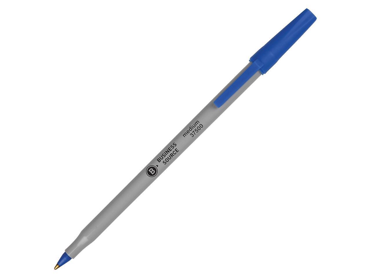 Business Source Bulk Pack Ballpoint Stick Pens