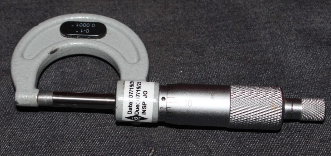 SPI Outside Micrometer 12-349-7 0-1″ with Case AO4073121