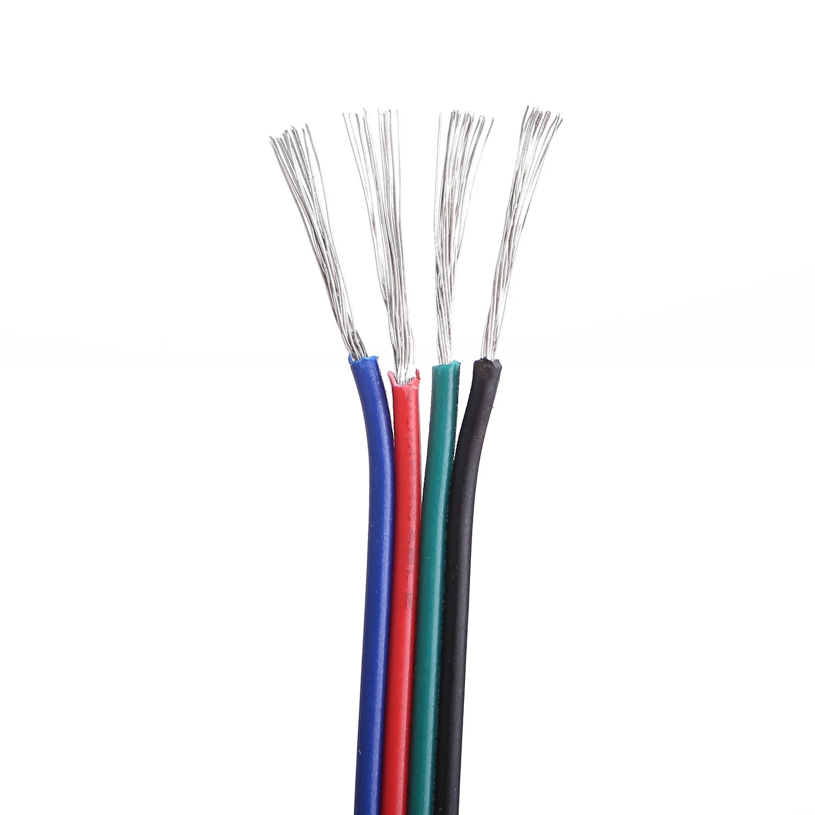 100ft30.5m 22 Awg 4pin Rgb Wire Extension Cable With Spool Led Lights Wires St
