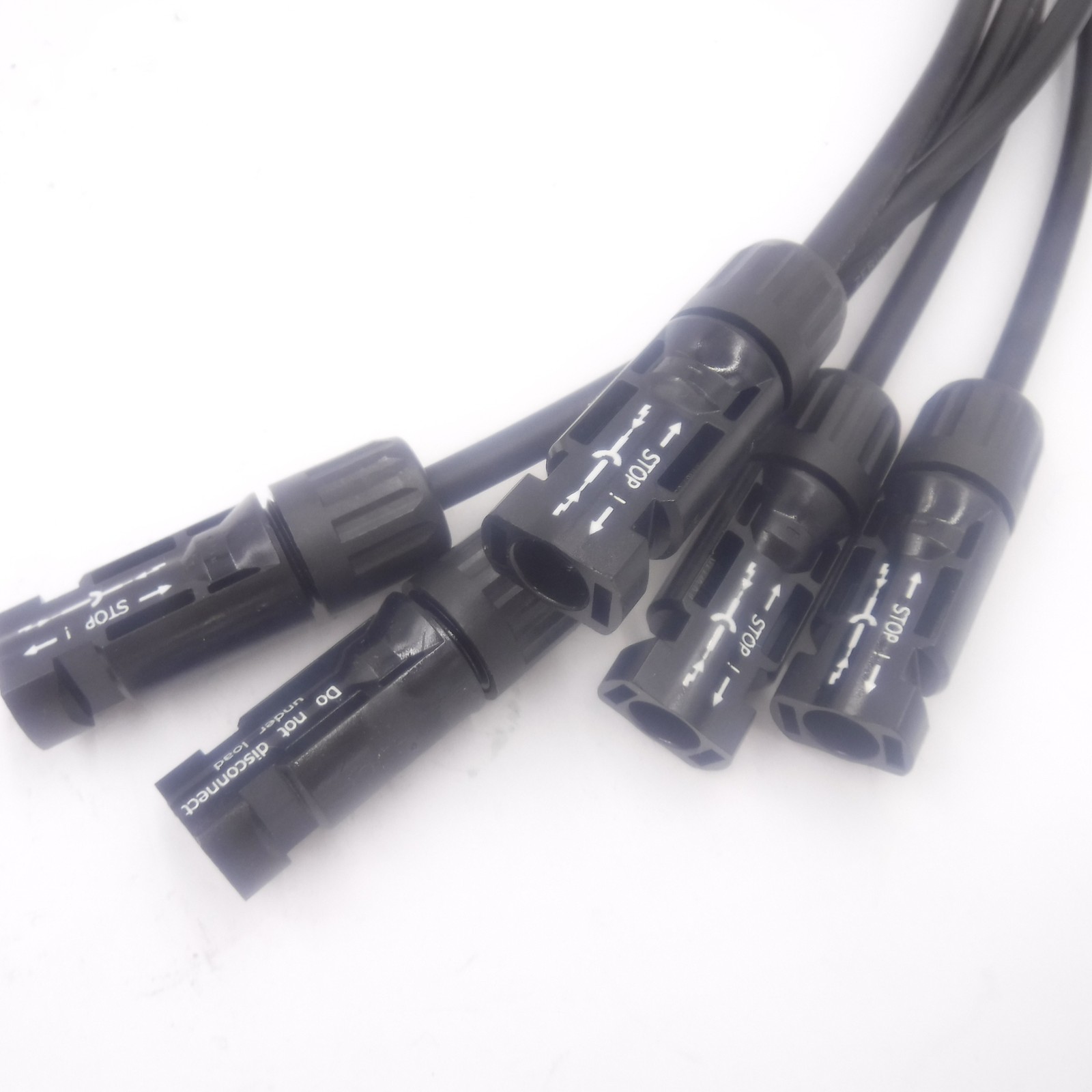 5 Pack 5′ Length Each MC4 Solar Extension Cables 12AWG 1500VDC