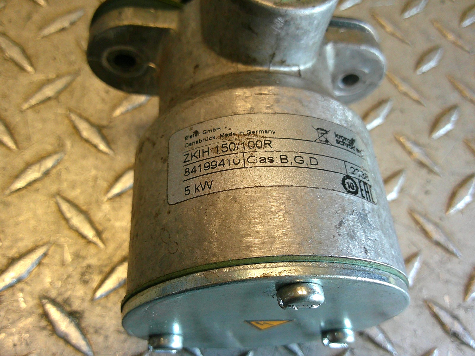 (1) Krom Schroder ZKIH150/100R WASTE GAS BURNER