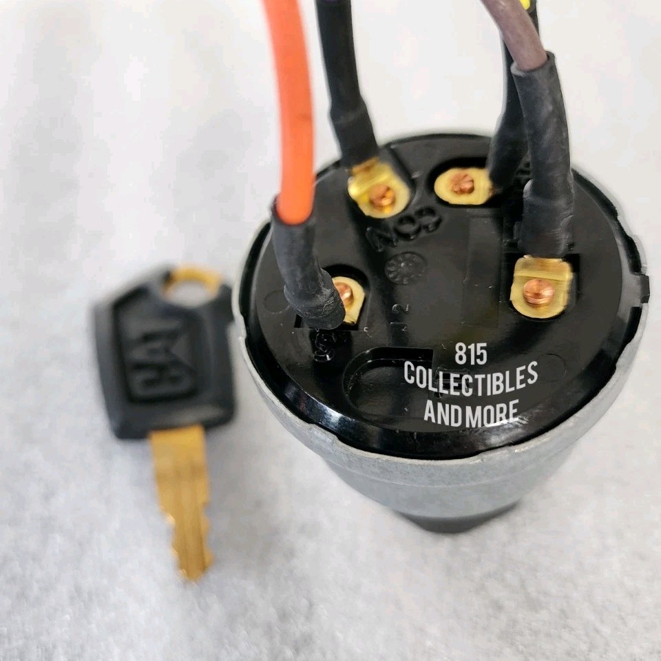CATERPILLAR CAT KEY START SWITCH 4678535, 467-8535 WITH CAT KEY 5P-8500