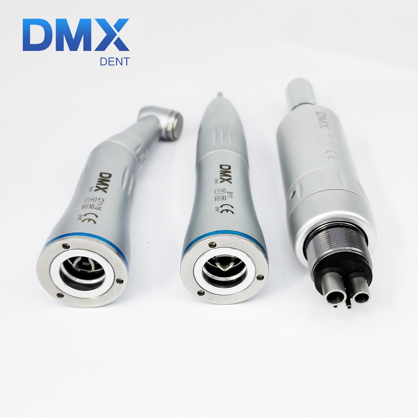 Dental Slow Low Speed Handpiece Push Contra Angle/Air Motor NSK Style 4 Holes