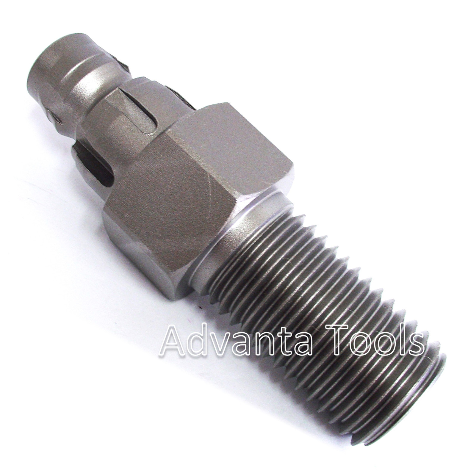 Hilti Core Drill Adapter – Convert 6 Slot BI Chuck to BS (1-1/4”-7) Male Threads