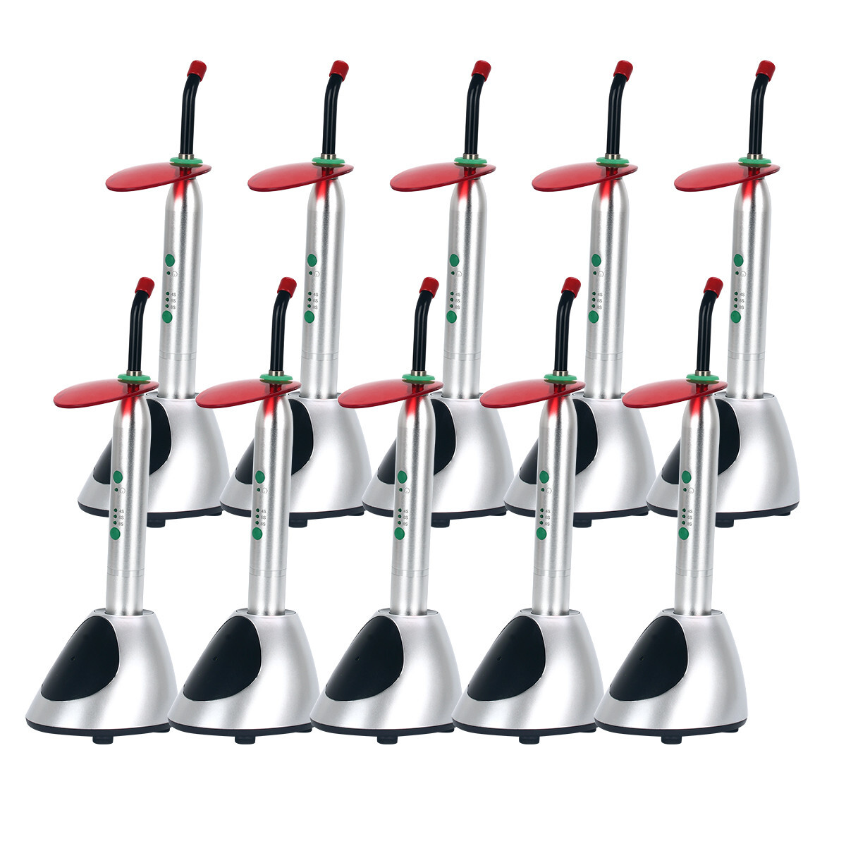 Lámpara luz curado LED inalámbrica dental Ortodoncia Curación rápida 2700m/cm2