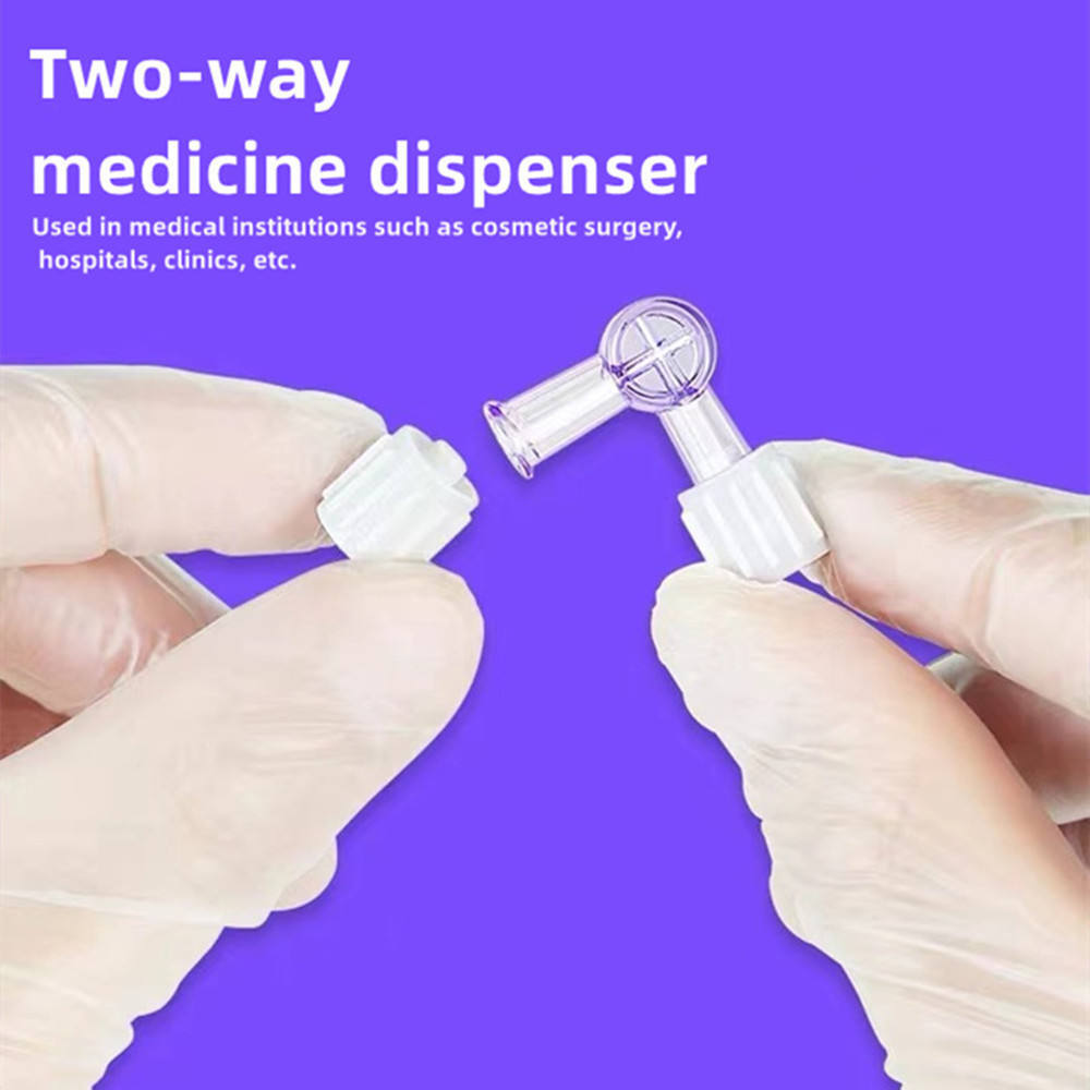 2-Way/3-Way Stopcocks Luer Connection, Mixing Luer Connector Adapter (10Pcs)