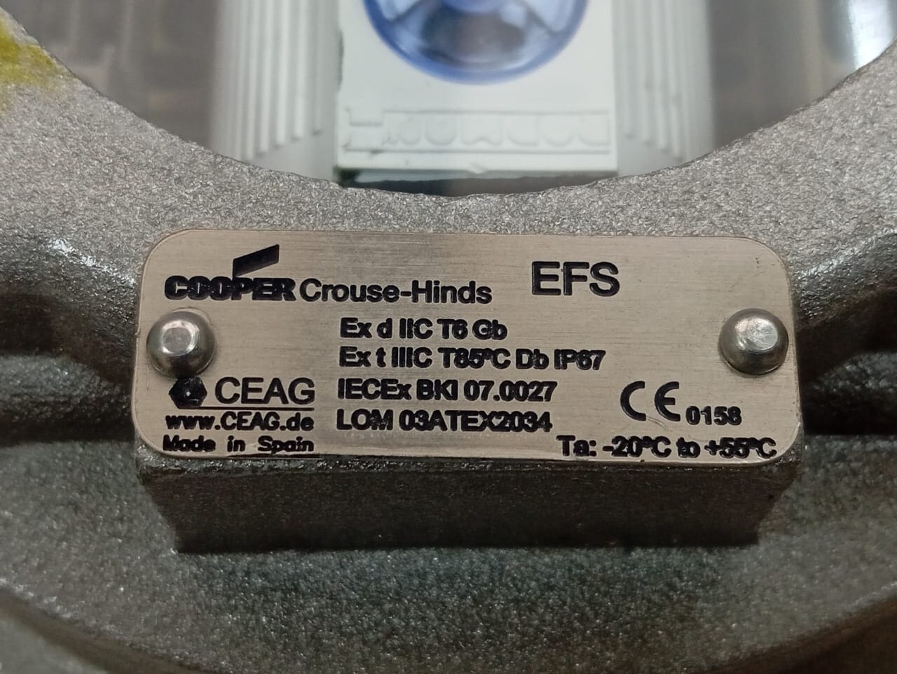 CEAG / COOPER Crouse-Hinds Series / Ex-d Motion Detector / EFS