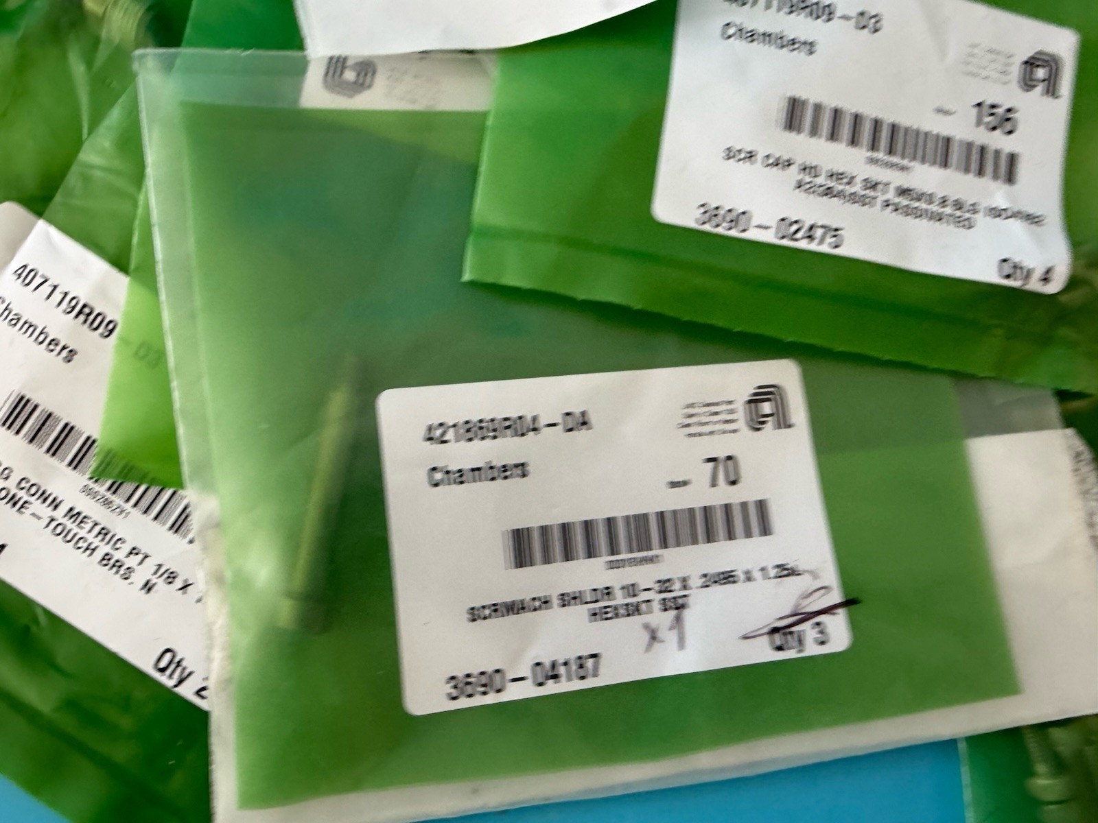 Lot of Mixed AMAT Applied Materials OEM Hardware – Screws, Bolts, Washers – New