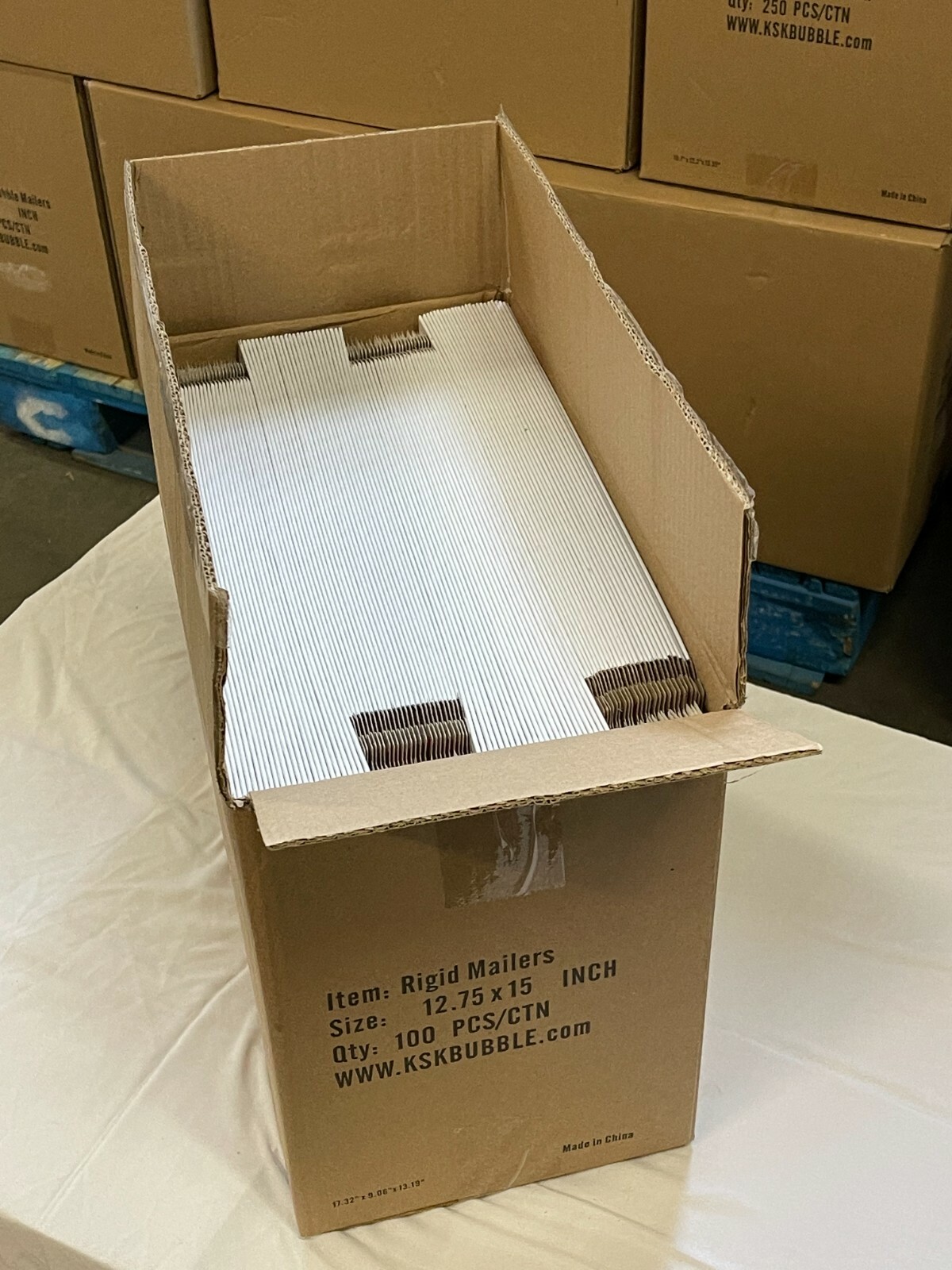 KSK Packaging 12.75″ x 15″ Rigid Mailers Flat Board/Paper Board Heavy Duty