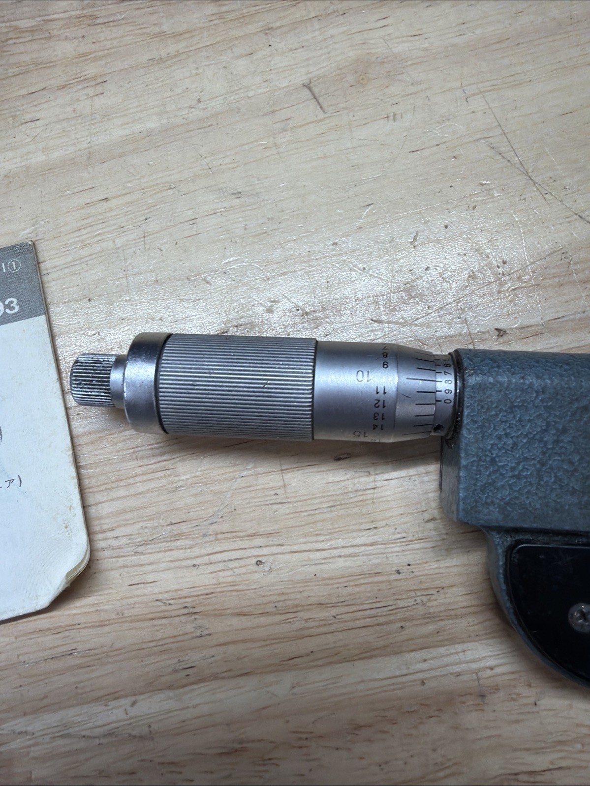 Mitutoyo 193-211 Outside Micrometer 0-1″ .0001″ Mechanical Counter