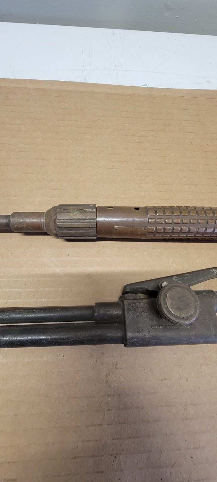 Airco 800 And 1875 Brads Welding Torch Handle & Head Attachment with Tip Lot
