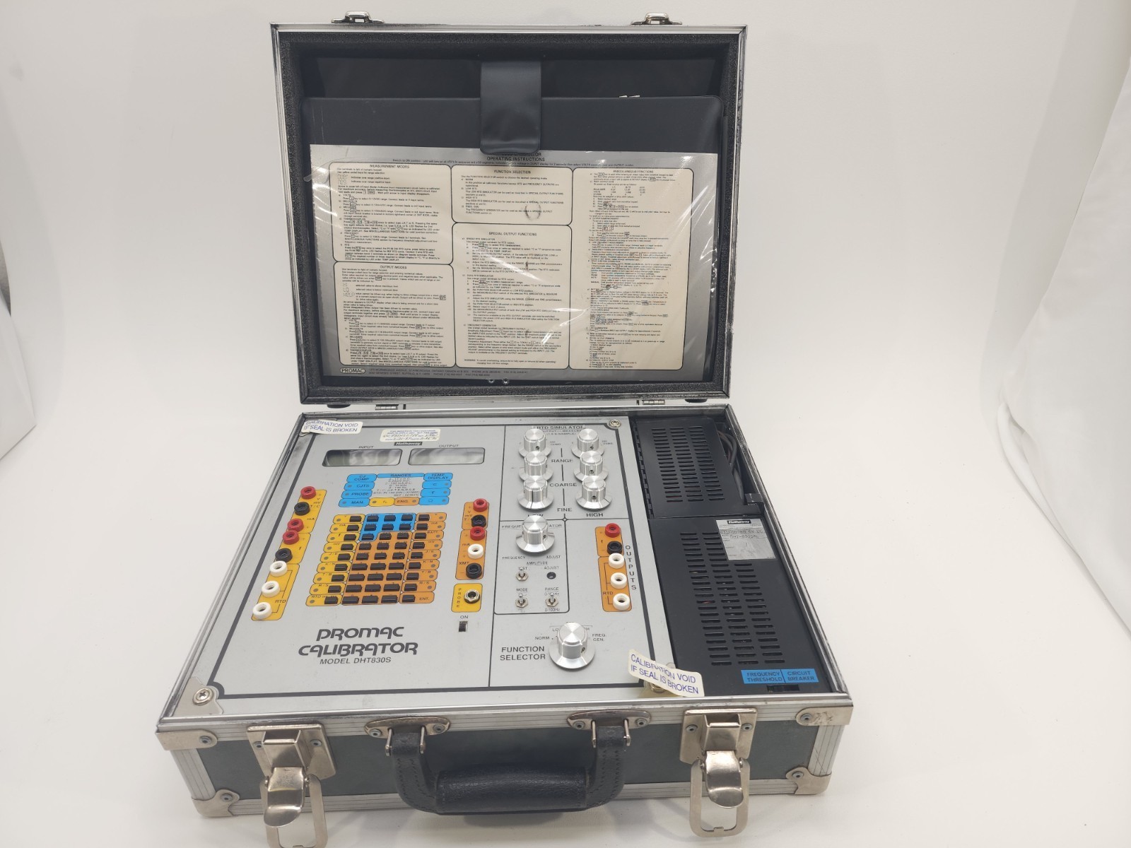 Promac Calibrator Model Number # DHT830S In Blue/Silver Carrying Case