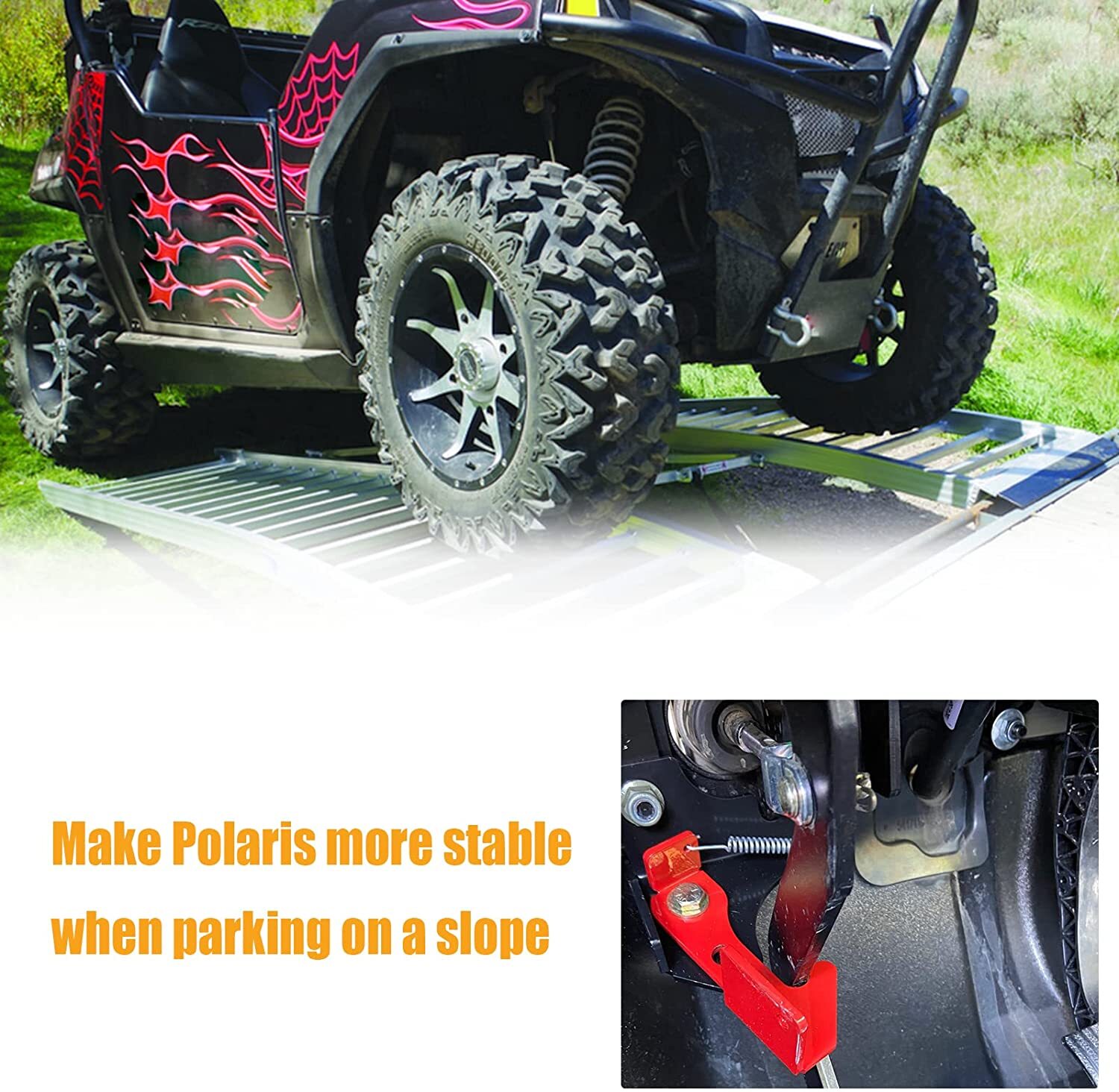 Fit for All Polaris RZR 800, 900, 1000, Turbo, Turbo S Parking Brake ATV