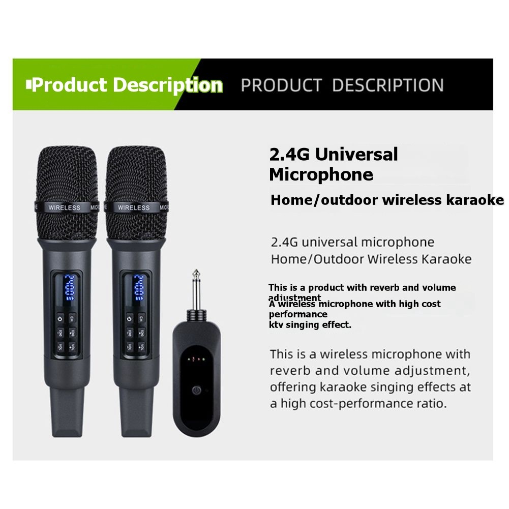 Universal Wireless Microphone System for One To Devices for Home – un5141