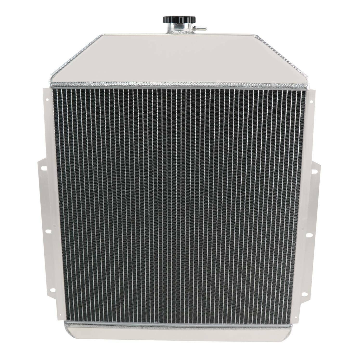 3 Row Core Aluminum Radiator for 1942-1952 Ford F1 F2 F3 F4 GM Chevy V8