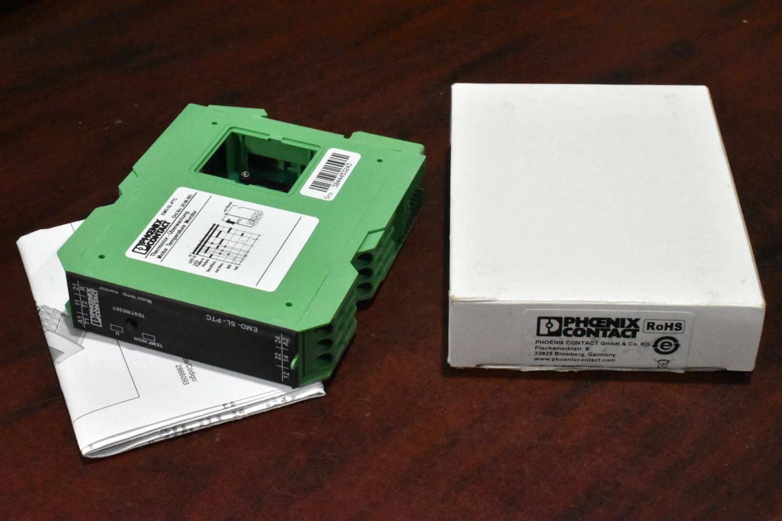 Phoenix Contact EMD-SL-PTC Thermistor Motor Temperature Monitor Relay