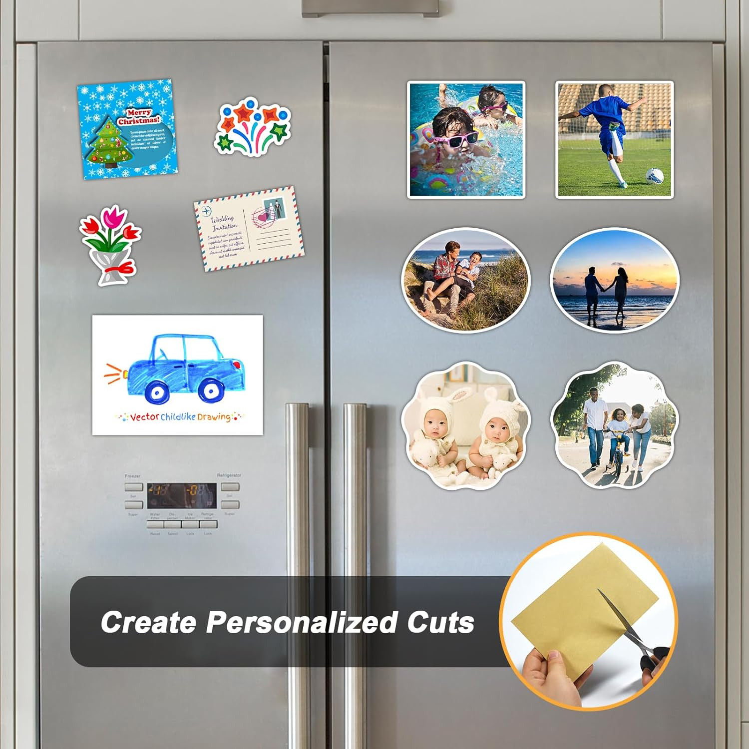 Magnetic Sheet with Adhesive Backing 6 X 8, 6 Pack | Magnet Paper Sheets for Cla