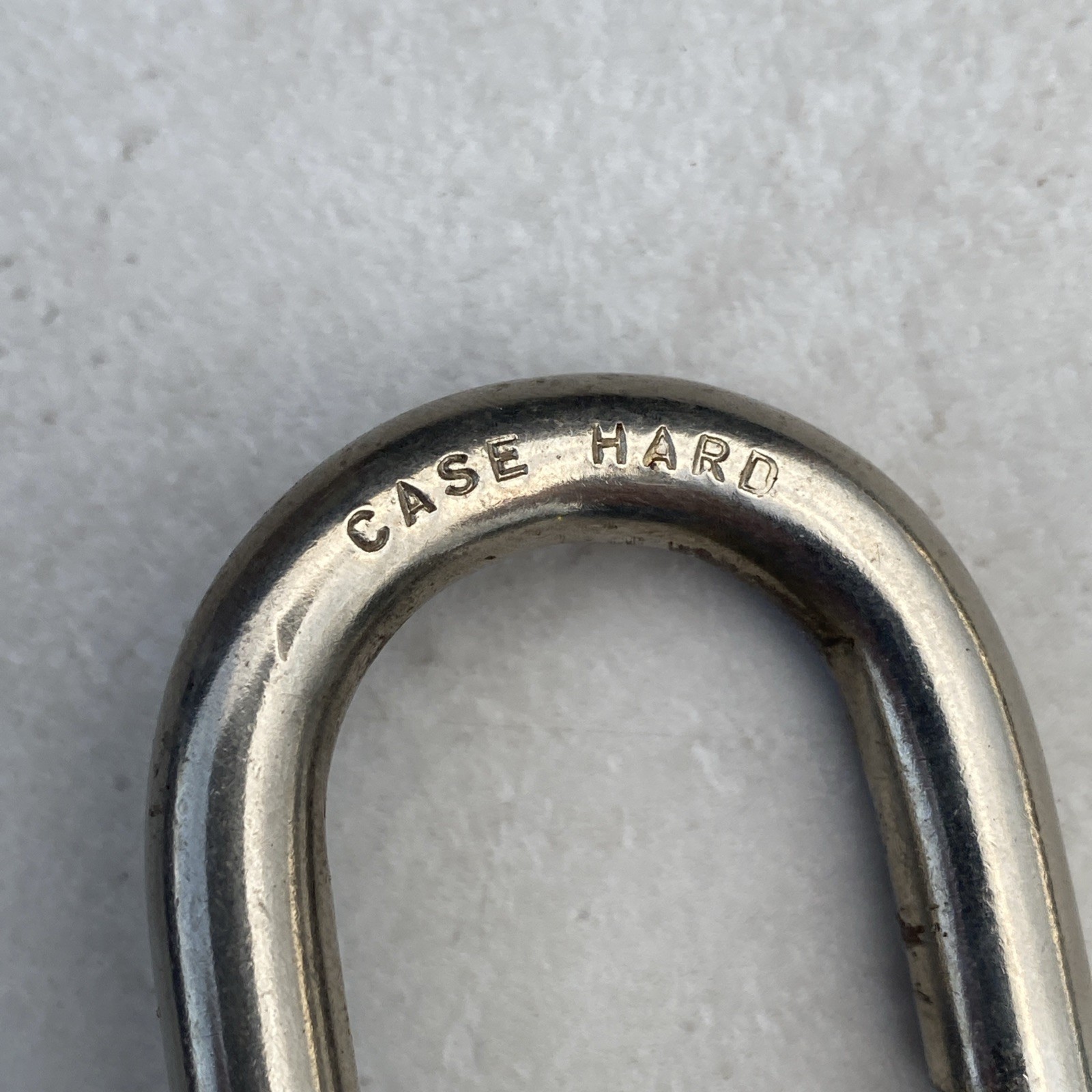 Vtg Master Case Hard Solid Brass 175 4 digit Combination Padlock Unknown Code