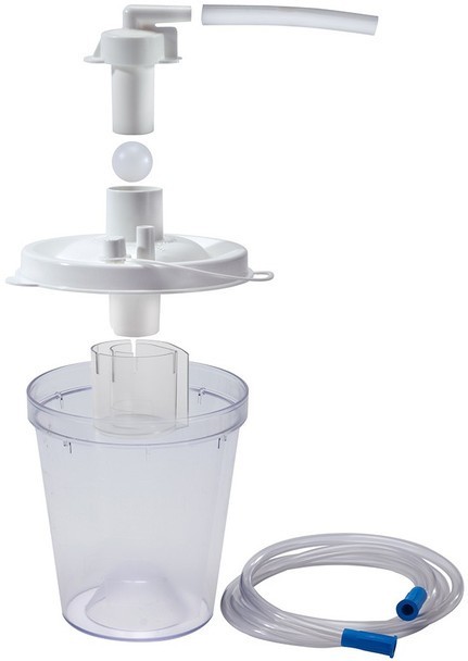 New DeVilbiss 800ml Disposable Suction Container Kit Sealed 7305D-633