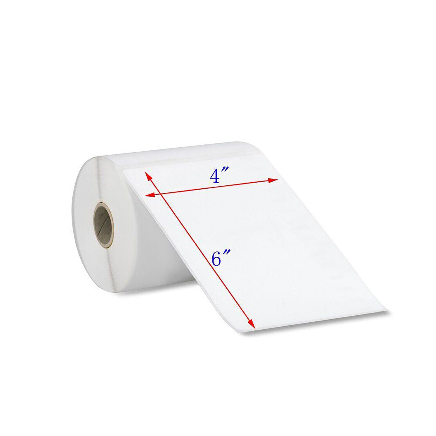 4″ x 6″ Direct Thermal Labels 250/Roll 450/Roll For Zebra & Eltron ZP450 LP2844
