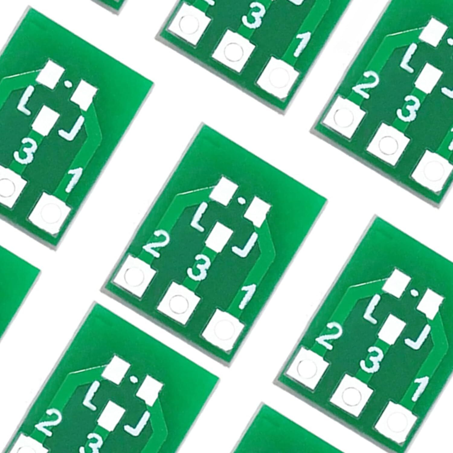 100/200X SOT23 to SIP3 Adapter PCB Board SMD to DIP Converter Plate DIY Kit USA
