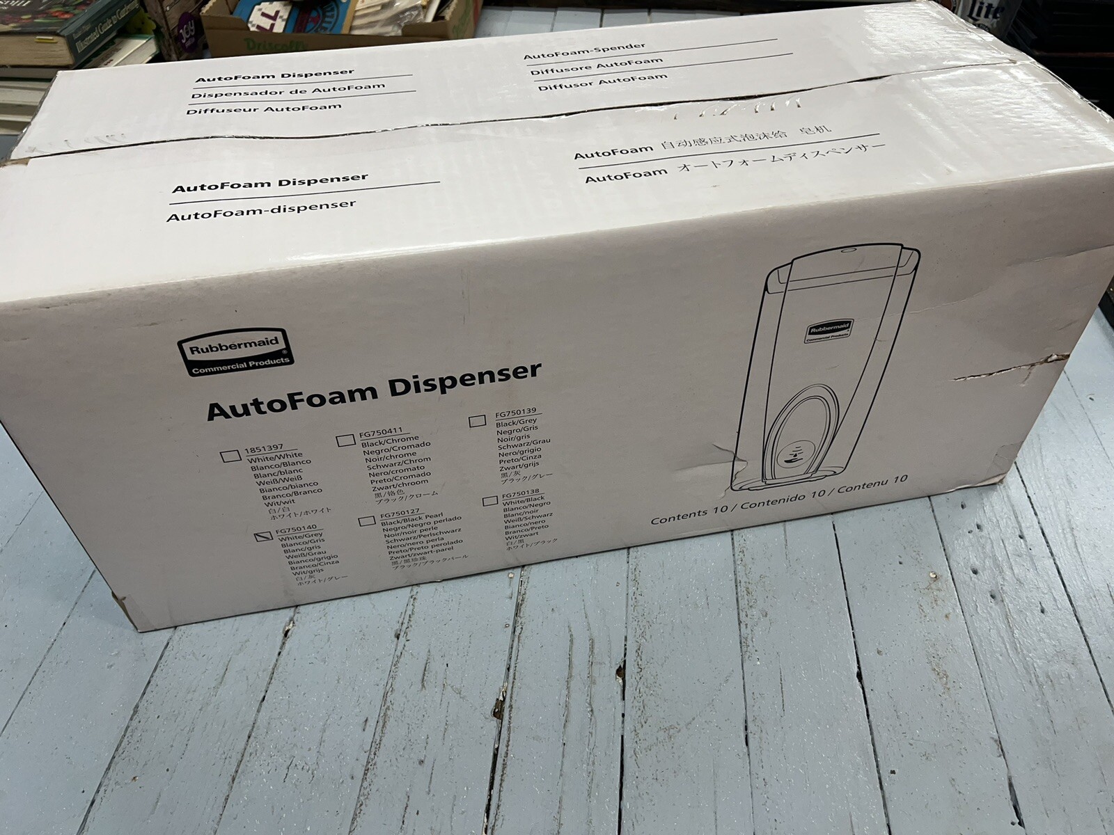 Rubbermaid Auto Foam Soap Dispenser CASE 10 – Restaurant, Bar, Kitchen, Restroom