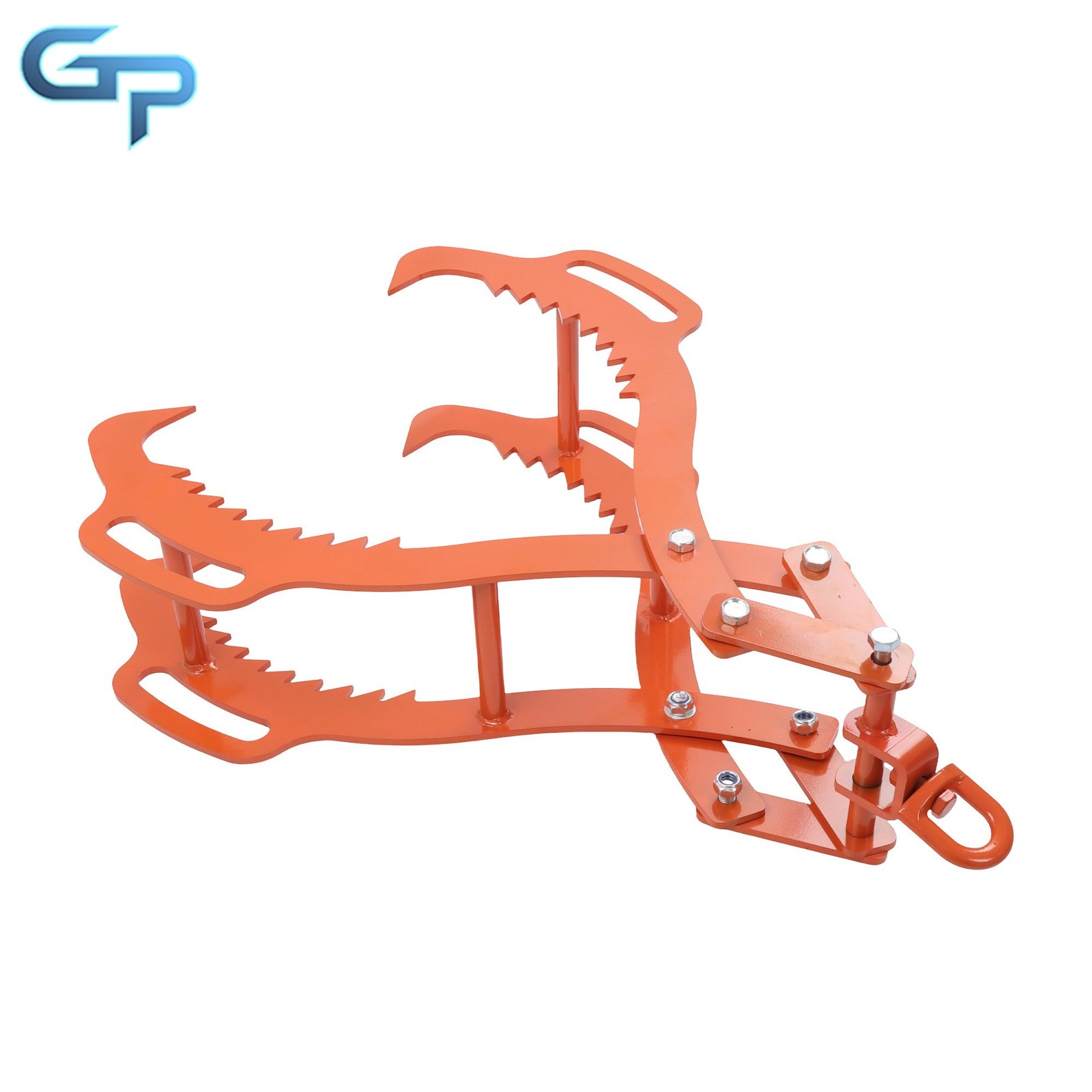 Log Lifting Tongs 36″ Heavy Duty Steel 4 Claw Swivel Lumber Log Skidding Tongs