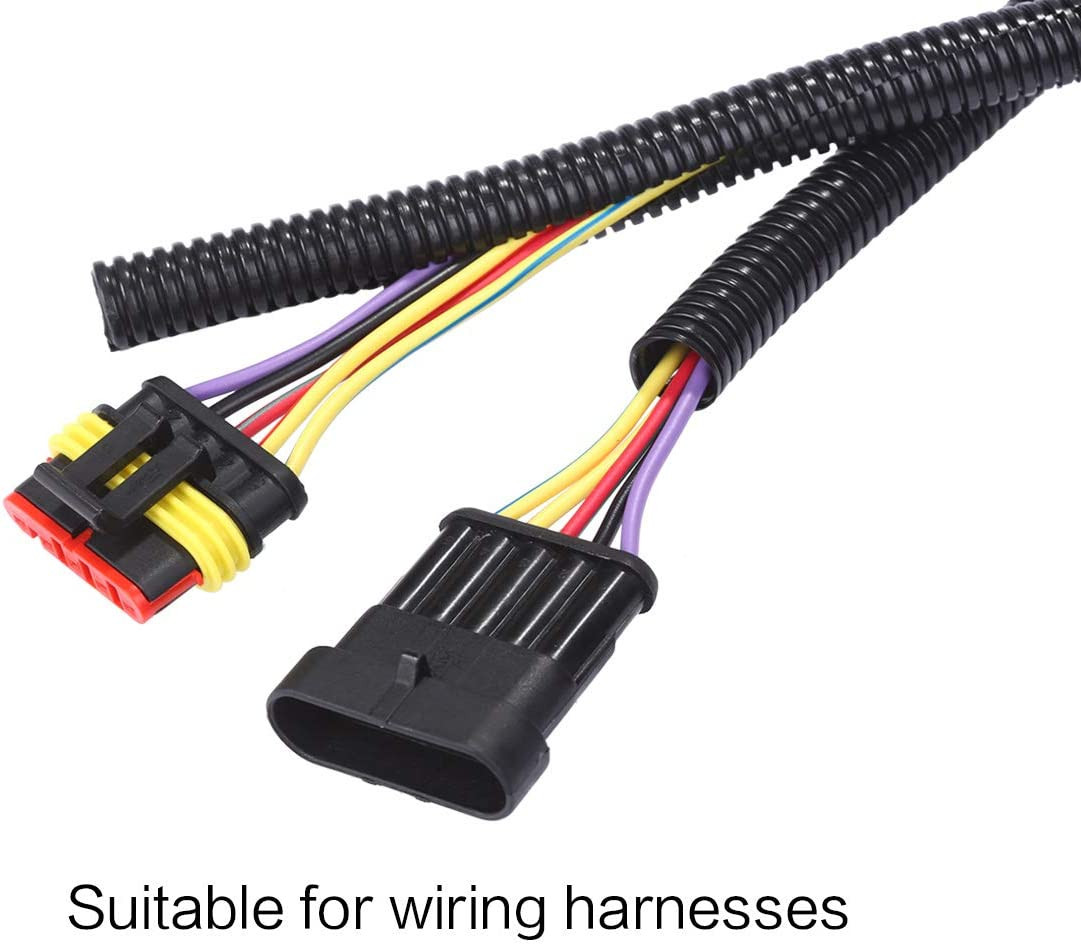 Split Conduit Wire Loom Tubing Wrap Protector Cable Sleeve Flex Polyethylene
