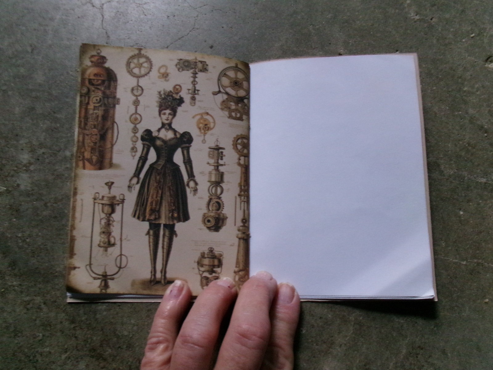 JUNK JOURNAL APPROX. 36 PAGES SIZE APPROX. 4″ X 6″ LOTS OF JOURNALING PLACES Q