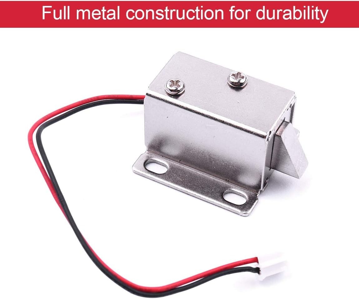 Slim 12V Electromagnetic Magnetic Lock for Secure Cabinets & Fire Doors