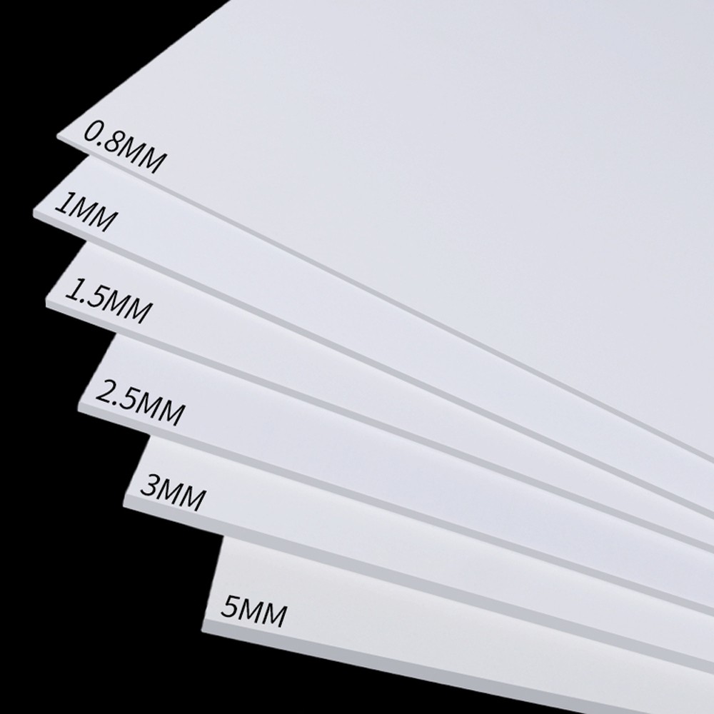 White/Black/Beige ABS Plastic Sheet Plastic Plate Board DIY Model Thick 1mm-40mm