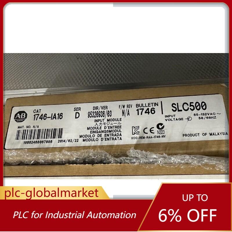 New Factory Sealed AB 1746-IA16 /D SLC 500 Input Module PLC 1746IA16