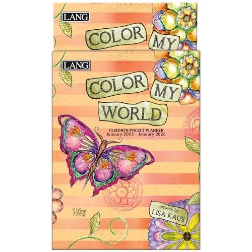 Lang, Color My World 2025 Monthly Pocket Planner By Lisa Office_product
