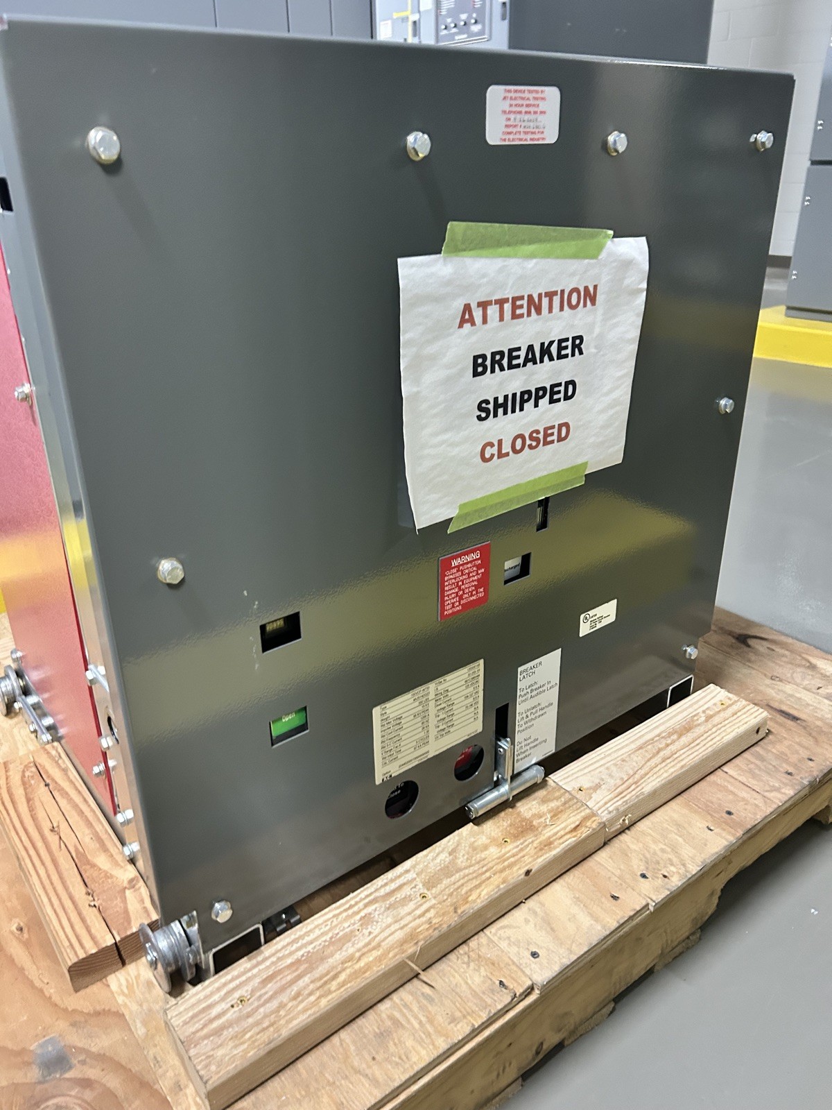 EATON CUTLER-HAMMER 150VCP-W750 15KV 1200AMP VACUUM CIRCUIT POWER BREAKER