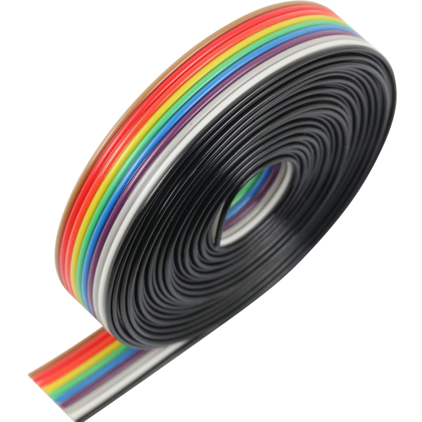 risingsaplings 10P 9.8FT 3 Meters 10 Wire Colorful (9.8FT), Rainbow