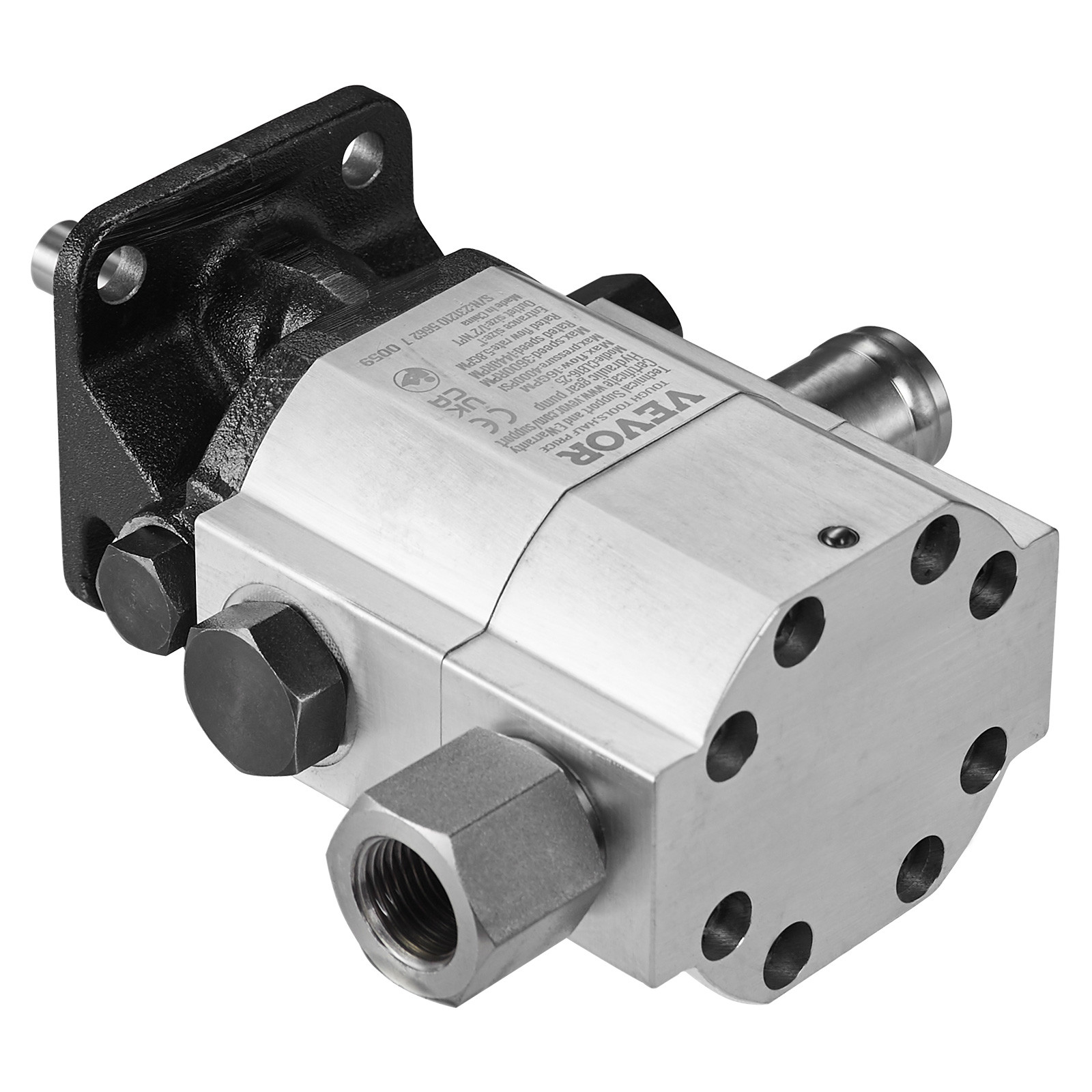 VEVOR Log Splitter Pump 16 GPM 2 Stage HiLo Gear Pump Hydraulic Pump