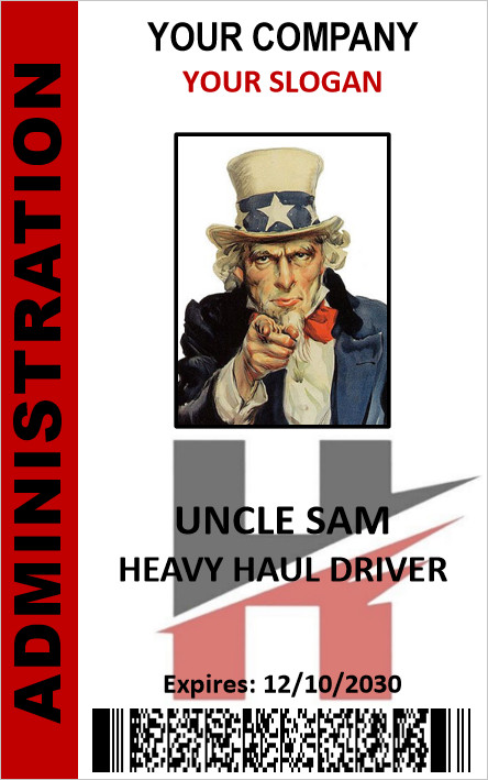 CUSTOM NOVALTY PVC ID CARD – BUYER PROVIDED ARTWORK
