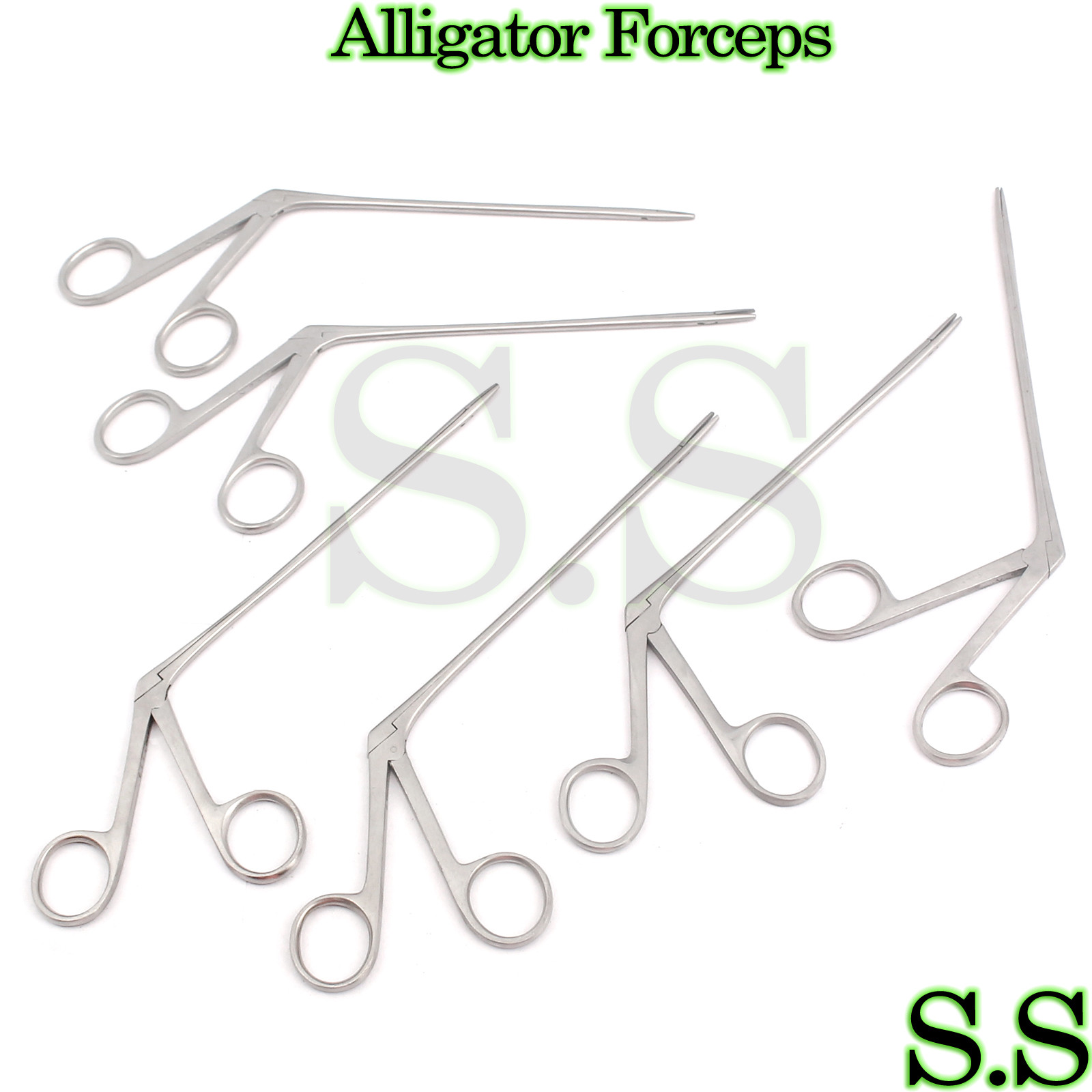 6 Alligator Forceps 5.5″ Surgical Dental Ent Instrument
