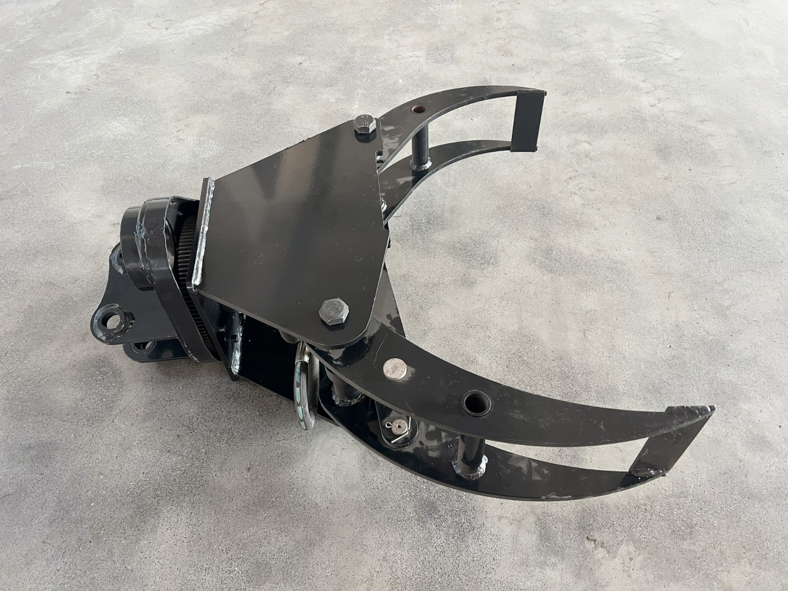 Agrotk Hydraulic Rotating Log Grapple for Mini Excavator with Motor Attachment
