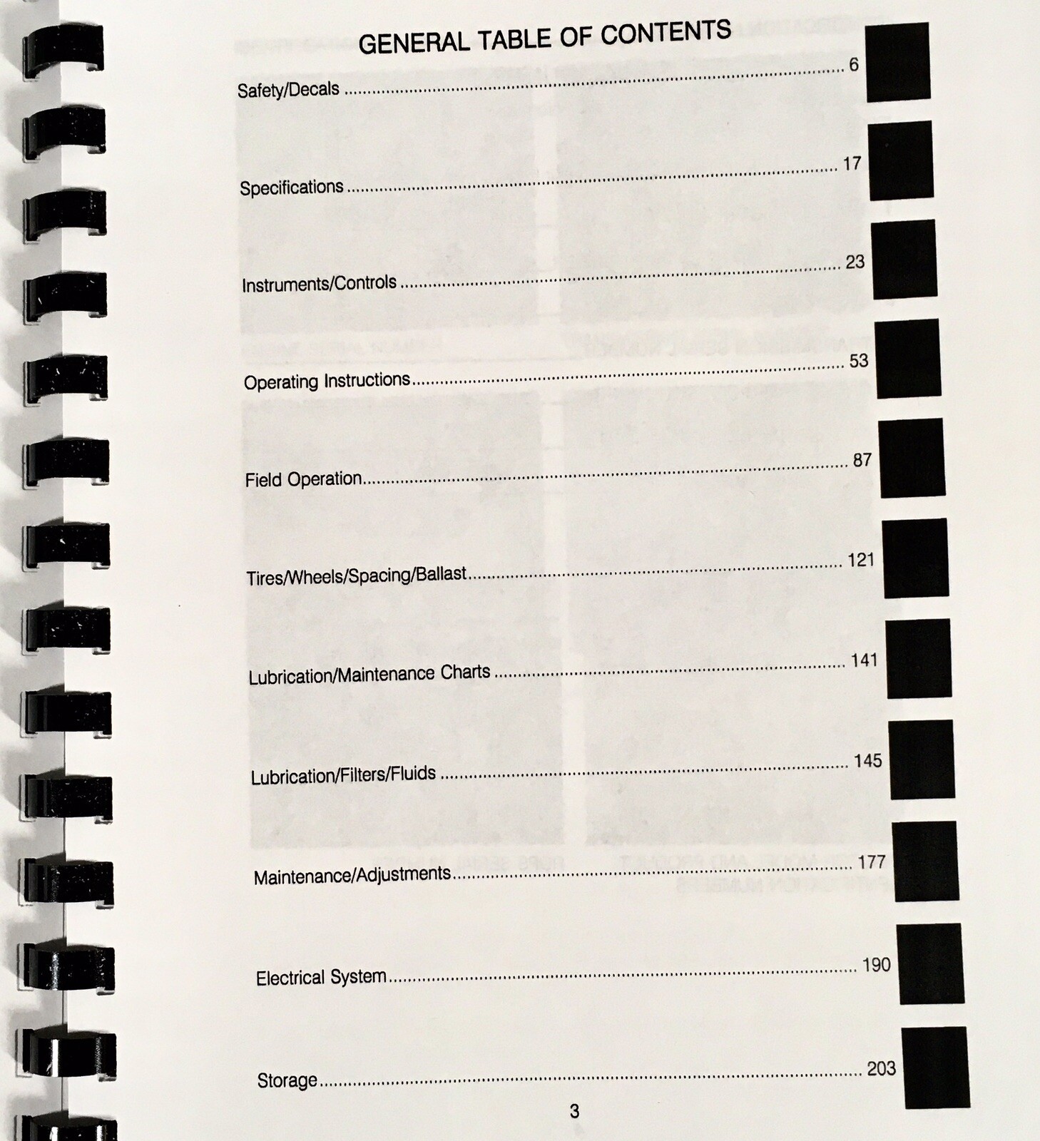 Case IH 9110 9130 Tractor Operators Manual Owners Book Maintenance Adjustments