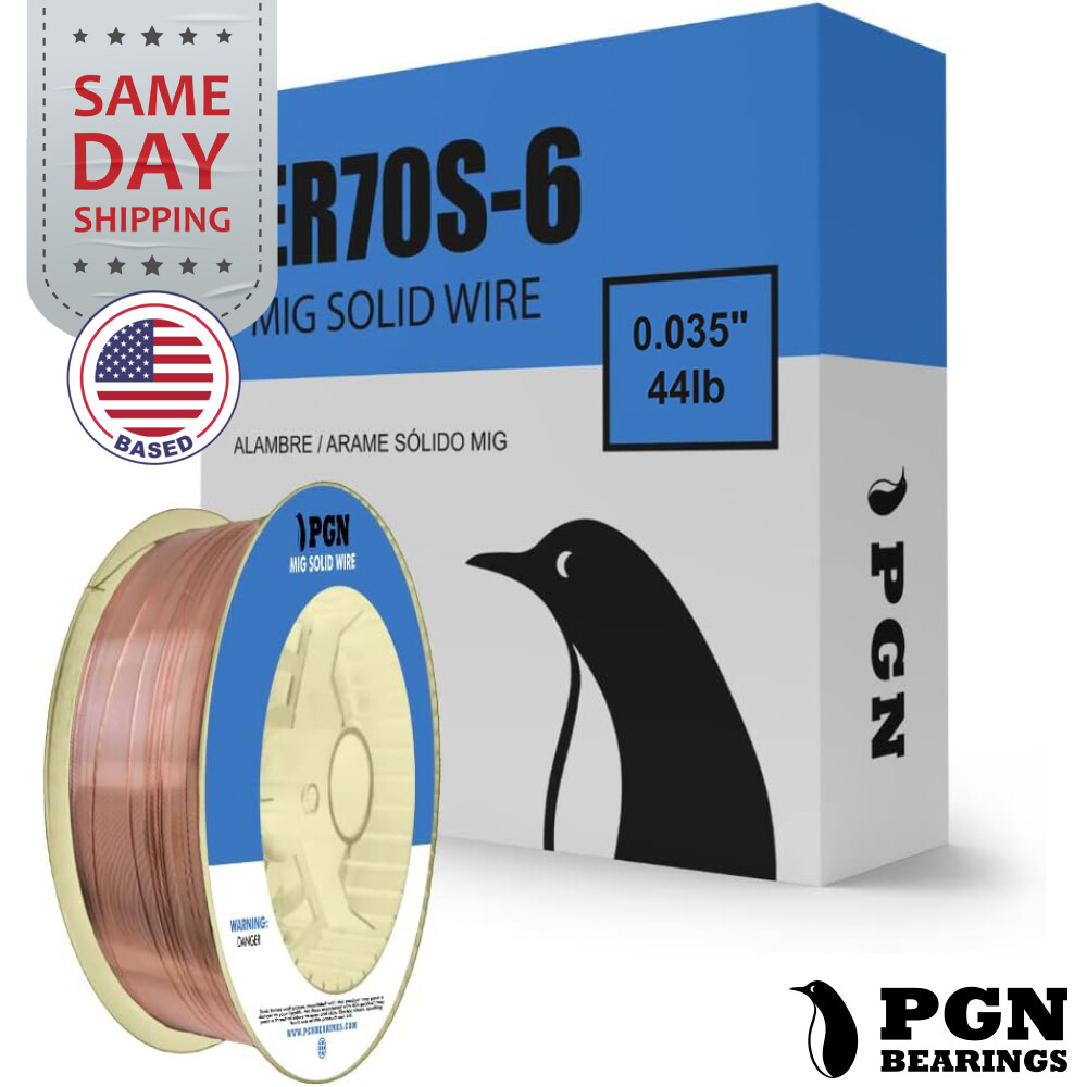 ER70S-6 .035″ – 44-Lb – Mild Steel MIG Welding Wire – Shatterproof ABS Spool