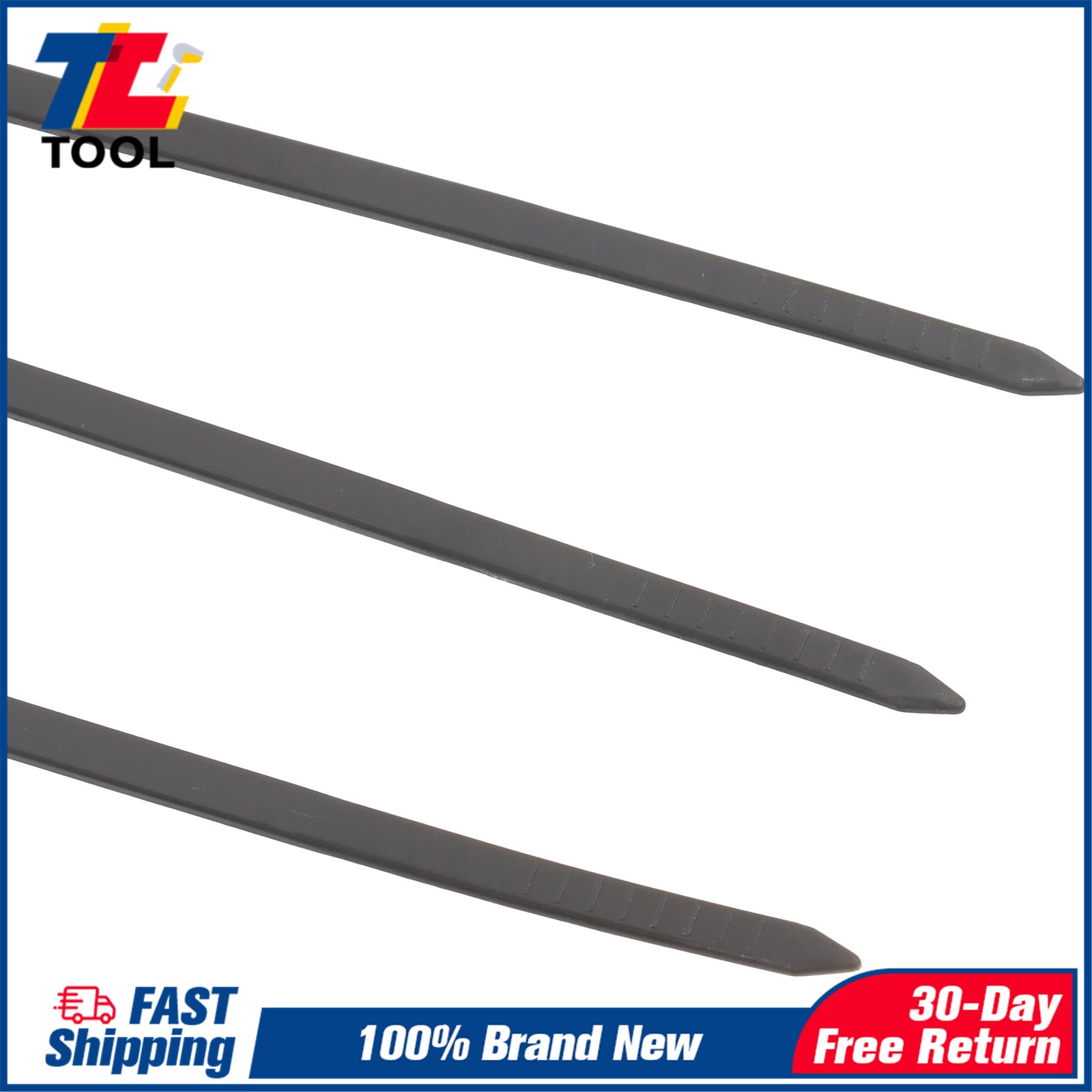 8in 1000pcs Uv Rated Zip Ties 40lb Self-Locking Plastic Cable Ties Width 0.14in