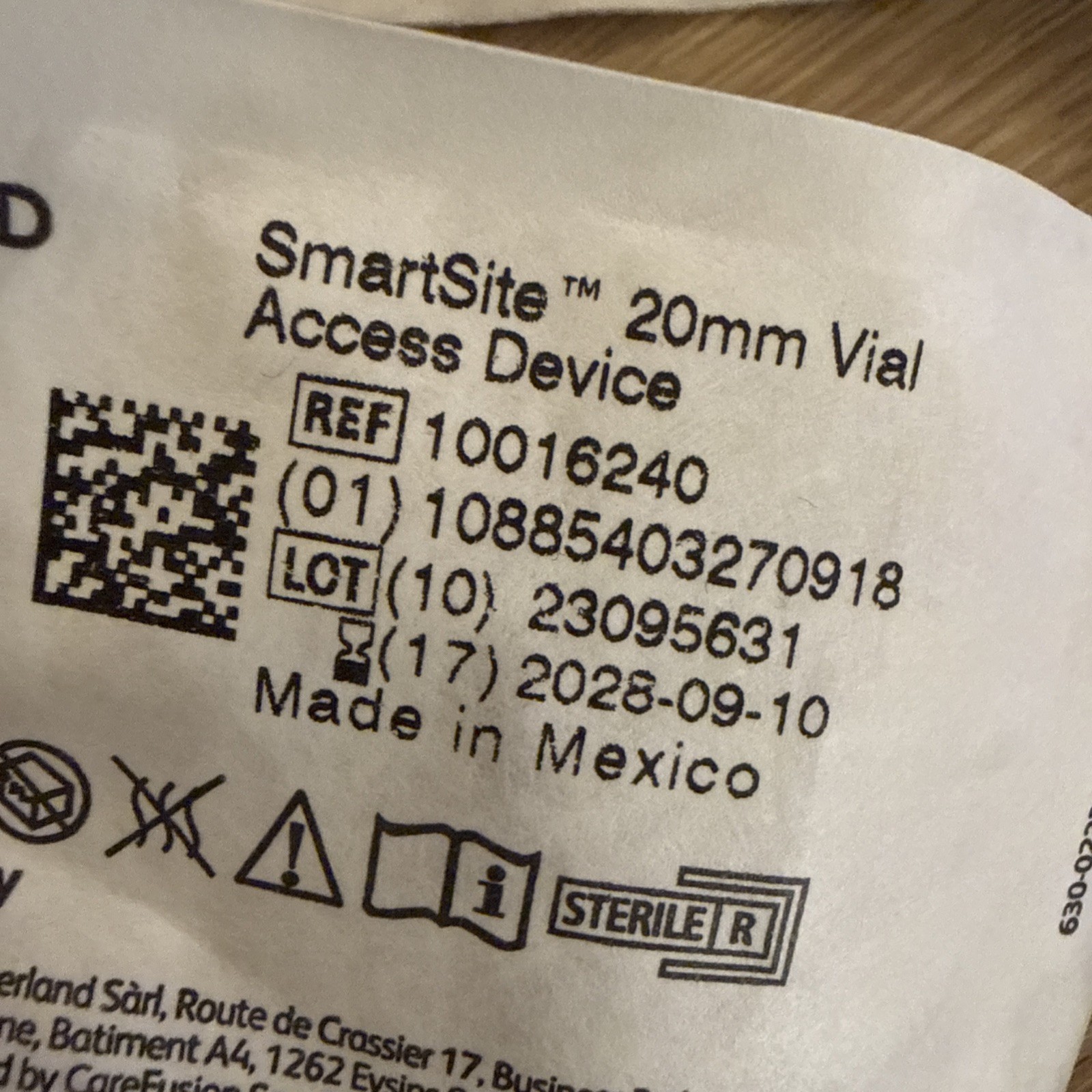 Lot Of 20 BD Smartsite VALVE 20 mm VIAL Access Device